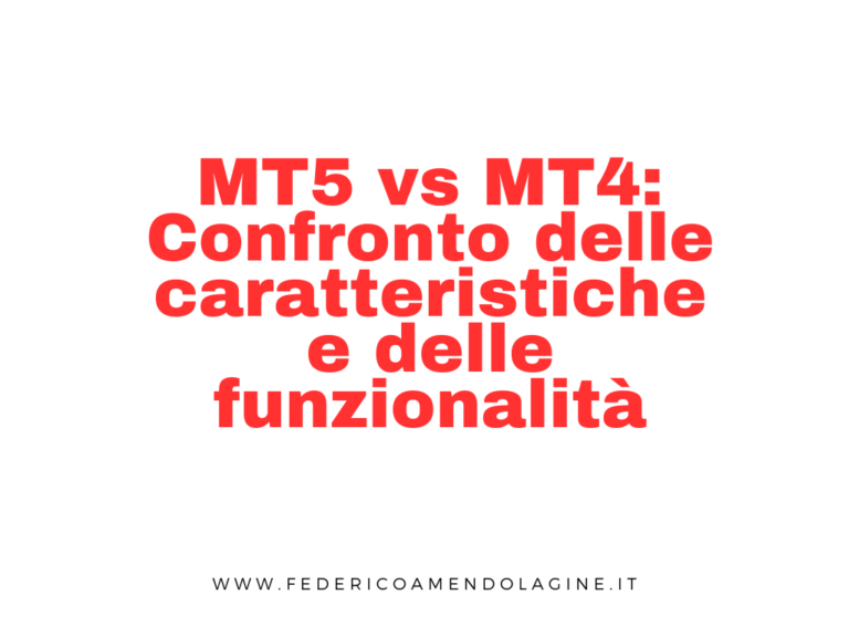 MT5 vs MT4: Confronto delle caratteristiche e delle funzionalità