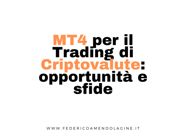 MT4 per il Trading di Criptovalute: opportunità e sfide